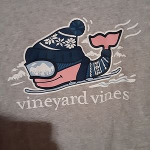 Vineyard Vines Youth XL Long Sleeve Shirt Ski Design